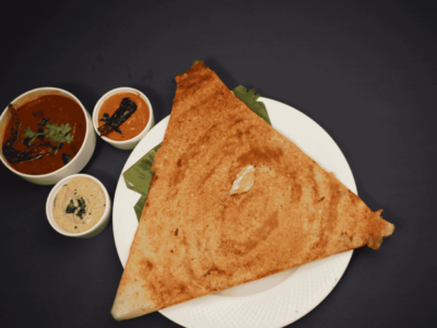Onion masala dosa